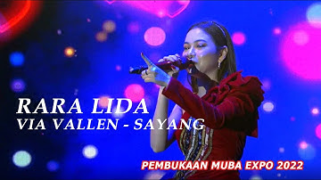 RARA LIDA SAYANG VIA VALLEN - PEMBUKAAN MUBA EXPO 2022 || HUT MUBA 66