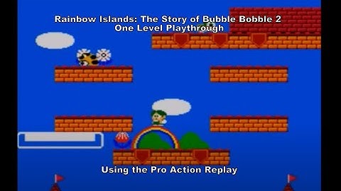 Rainbow Islands: The Story of Bubble Bobble 2 One Level Playthrough on Master System