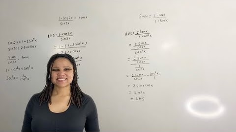 Using Double-Angle Identities to Verify Other Trig Identities (MathAngel369)