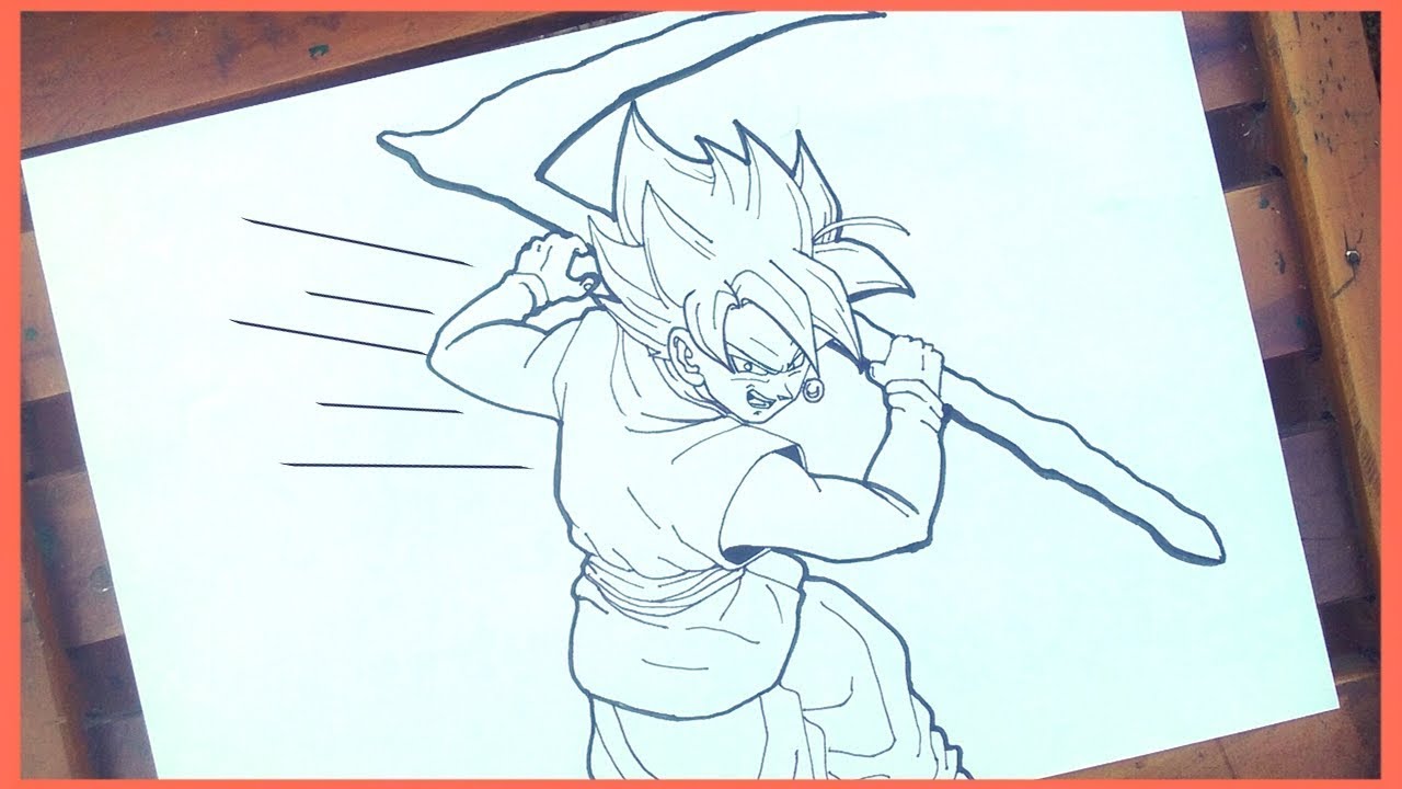 Como Desenhar o Goku - Como Desenhar o Goku Black - como desenhar o Goku  passo a passo. 