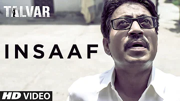Insaaf VIDEO Song - Talvar | Irrfan Khan, Konkona Sen, Neeraj Kabi | T-Series