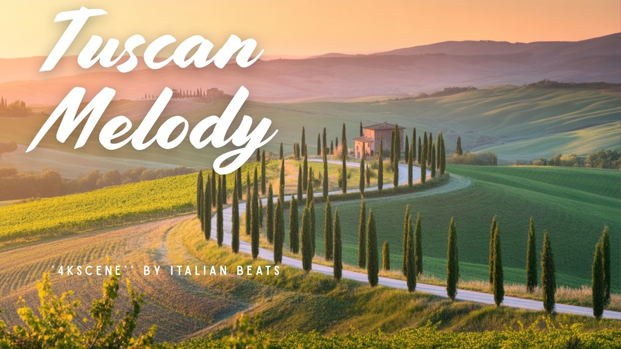 Italian Tuscany Music 🍷 Golden Sunset Relaxation | Romantic Instrumental Escape
