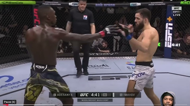 Nassourdine Imavov KNOCKS OUT Israel Adesanya at #UFCSaudiArabia | ESPN MMA