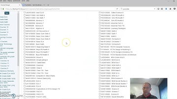 Course Groups in PowerScheduler