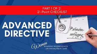 Advance directive or health care power of attorney