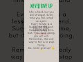 Never Give Up || English Listening Practice ✅ || #gradedreader