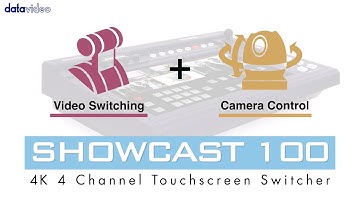 【Highlight】The Switching and Camera Control Features of Datavideo SHOWCAST 100 4K Streaming Studio
