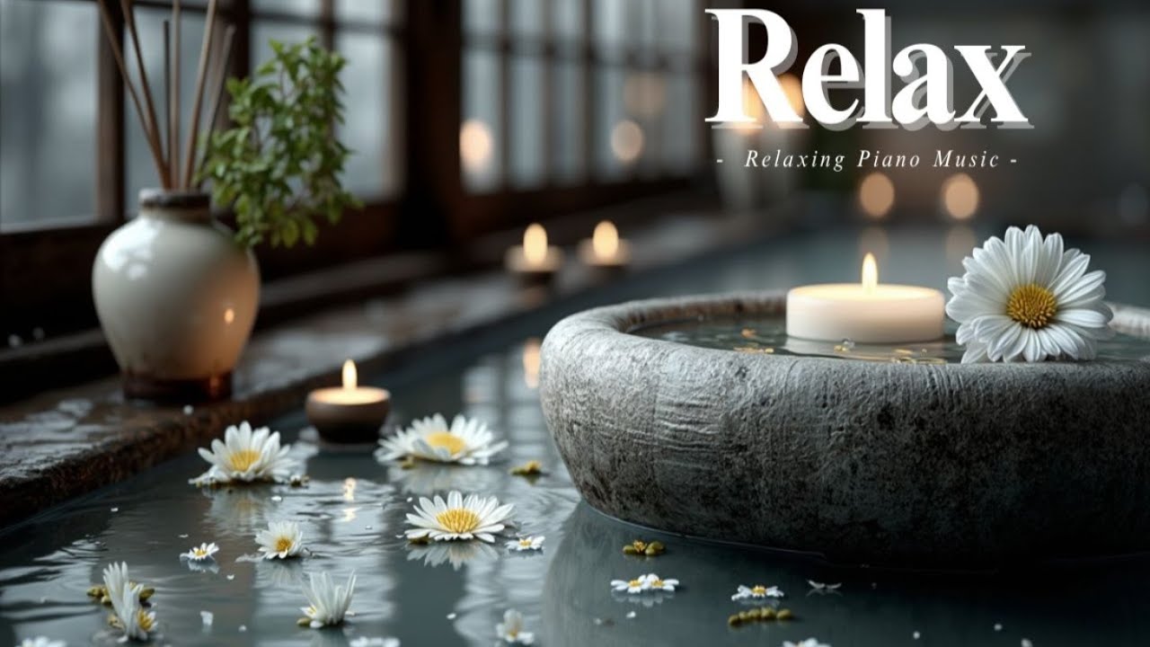 Relaxing Piano Music for Deep Sleep & Stress Relief ~ Calm Peaceful ...
