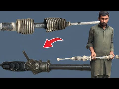 How to repair old steering assembly of Hyundai Shehzore and install new steering bush How to repair old steering assembly of Hyundai Shehzore and install new steering bush