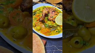 طاجين الزيتون الجزائري الوصفة تلقاوها في قناتي كريمة فارس بالتفصيل