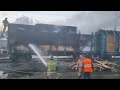 В Иркутске тушат крупный пожар на подъездном пути железнодорожной станции Кая18 мая 2023 г.