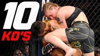 Top 10 Women's Flyweight Knockouts in UFC History