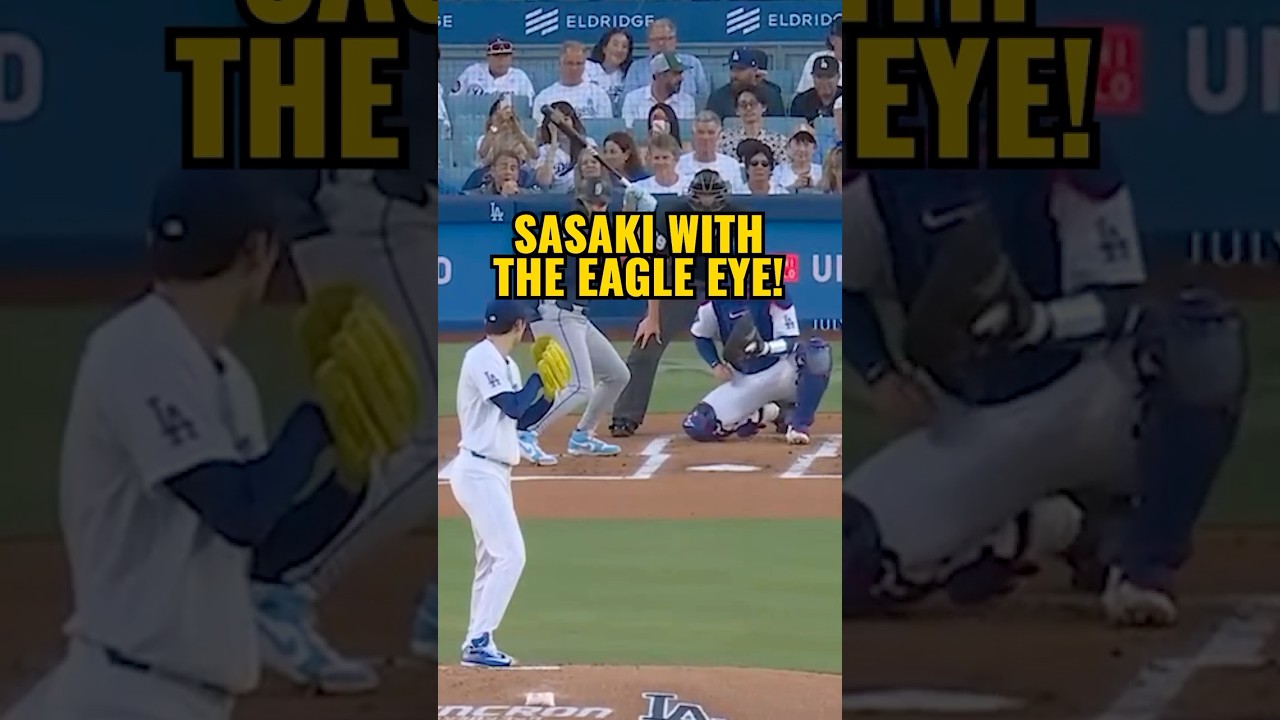 Rōki Sasaki with an absolute snipe. *uncredited
