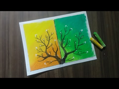 Easy Oil Pastel Painting For Beginners