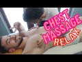 CHEST MASSAGE  MASSAGE RELAXING MASSAGE SLEEP MASSAGE #relax #breast #chest #asmr