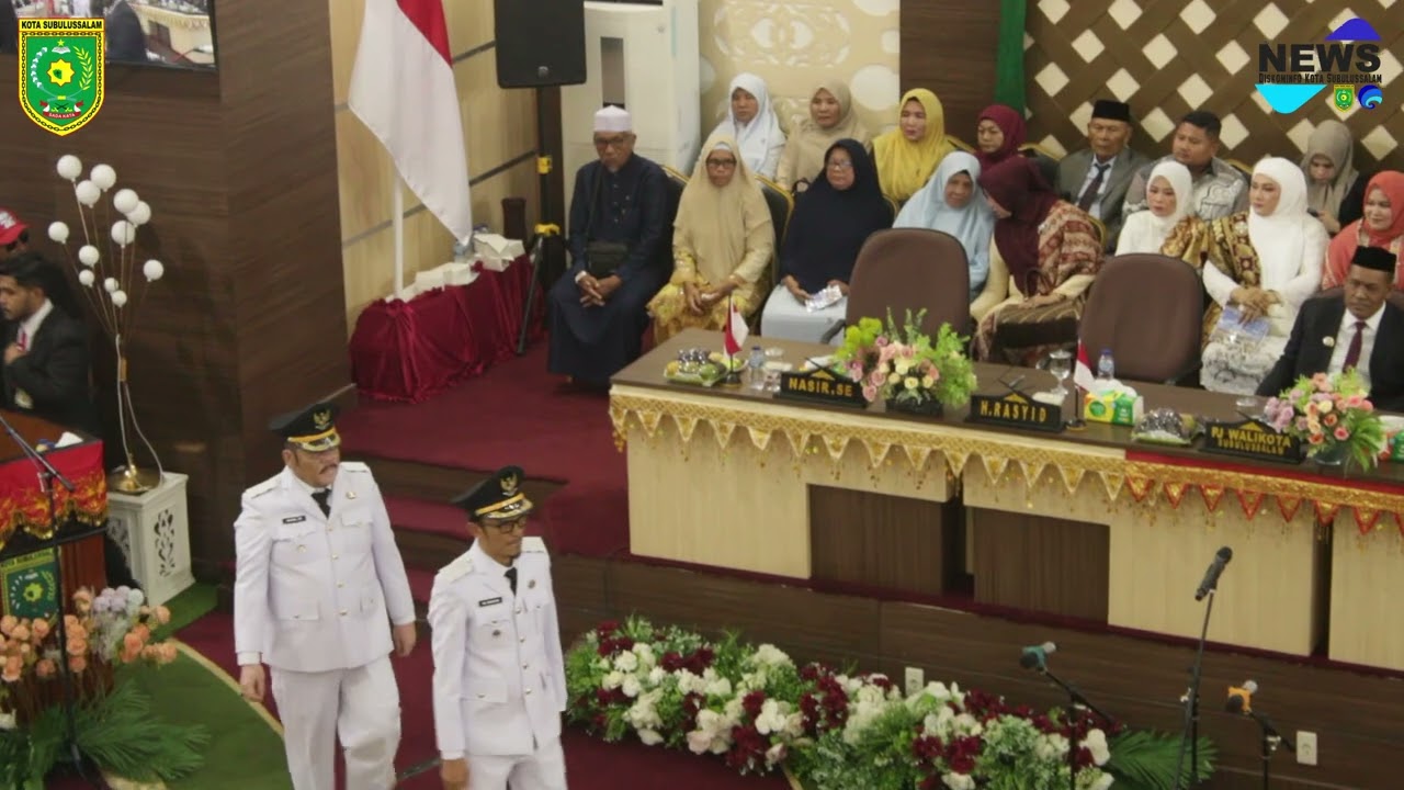 GUBERNUR ACEH MUZAKKIR MANAF LANTIK WALIKOTA DAN WAKIL WALIKOTA SUBULUSSALAM MASA JABATAN 2025  2030