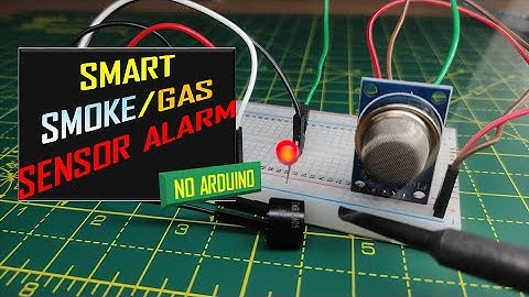 DIY- SMOKE / GAS Detector Alarm without Arduino