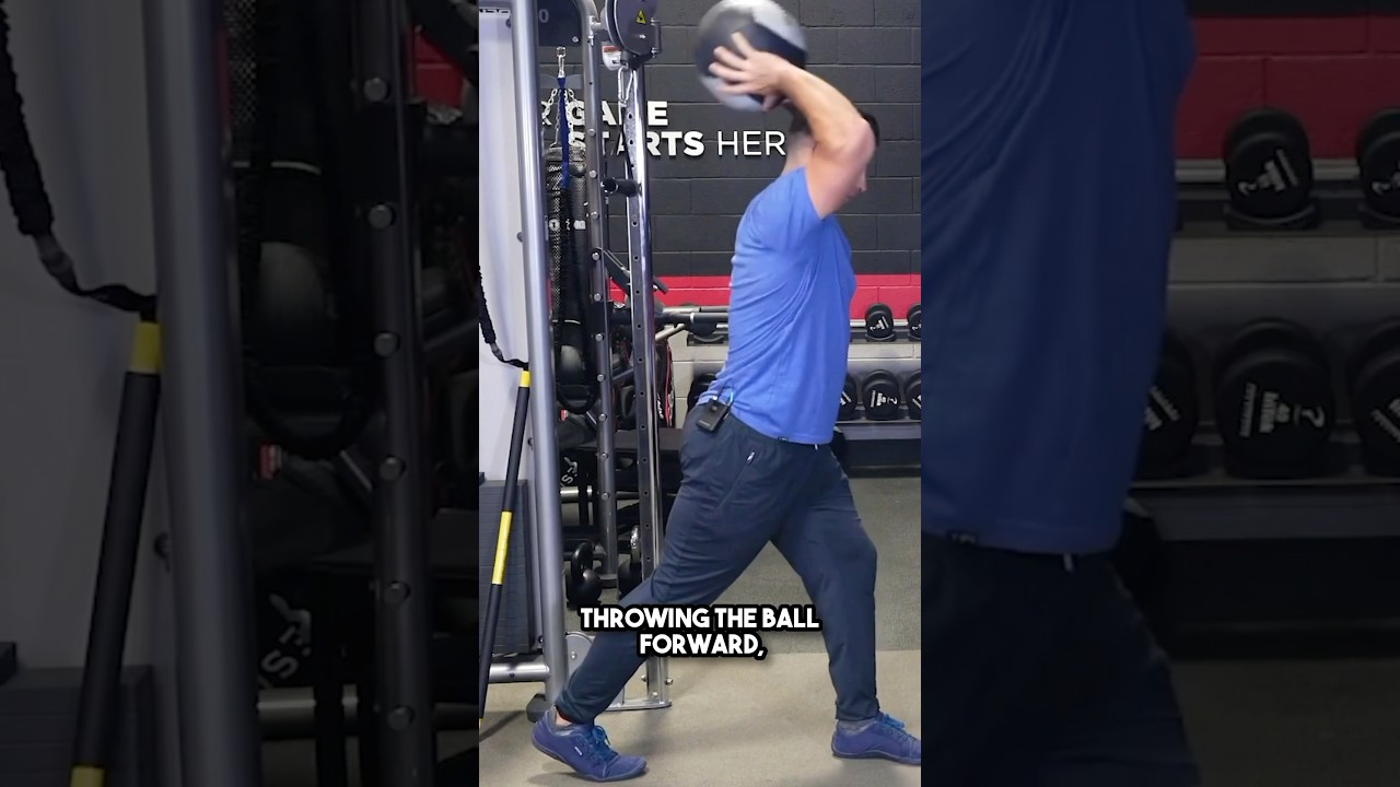 Overhead Med Ball Slam - Emphasizing Ground Reaction Force