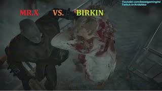 Resident Evil 2 Remake - Playing as G1 Birkin vs Mr.X *read desc*