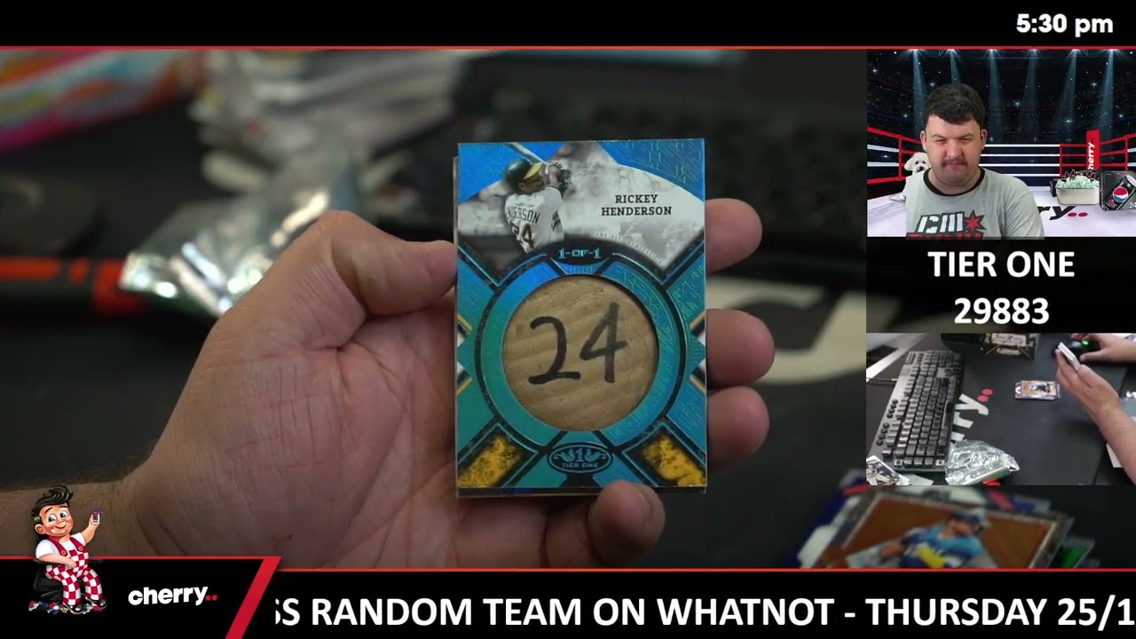 Открытие турнира Topps Tier One Baseball 2025, турнир № 29883 — командный турнир — 22 октября (16...