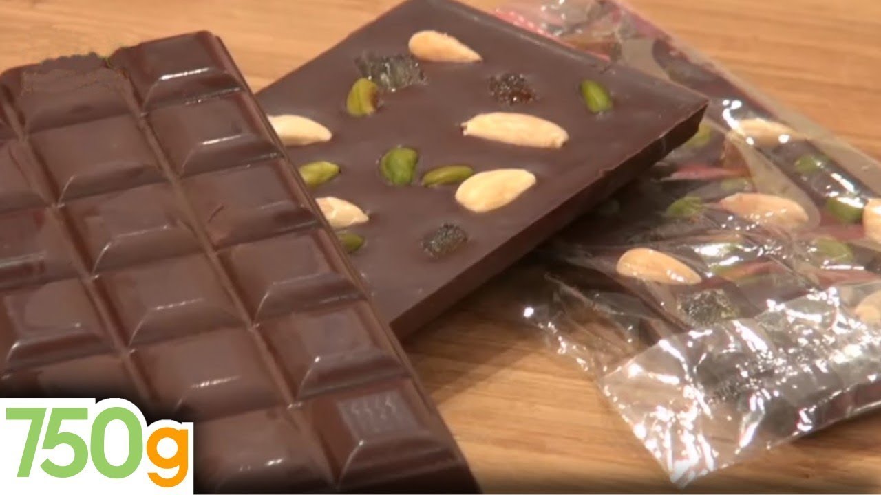 Tablettes de chocolat façon mendiants - 750g