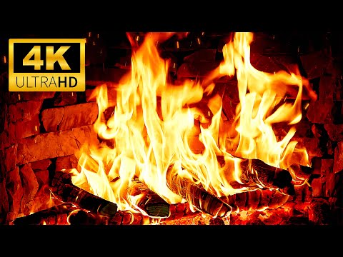 Perfect Fireplace 4K Relaxing Fireplace With Crackling Fireplace Fireplace Ambience 
