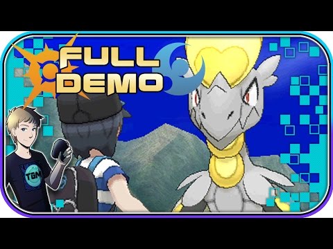 Pokemon Sun & Moon Special Demo Version - FULL DEMO