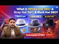 What is White Hat SEO &amp; Gray Hat SEO &amp; Black Hat SEO? - Techniques of SEO | website seo in 2026