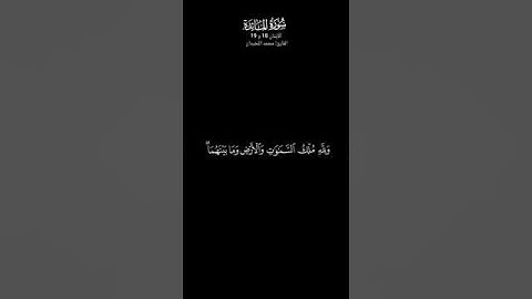 سورة المائدة 🎧✨#المصحف #اكسبلور #دويتو #راحة_نفسية