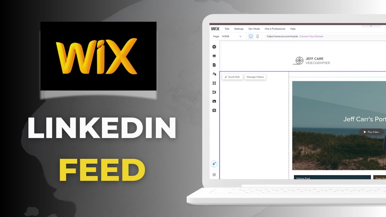 How To Add Linkedin Feed To Wix Website - YouTube