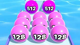 Soft Balls 2048 Runner - Insane 512 to 2048 Merge! (Episode 18) screenshot 1
