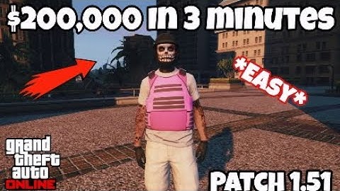 *EASY* HOW TO MAKE $200,000 IN JUST 3 MINUTES ON GTA 5 ONLINE AFTER PATCH 1.51!