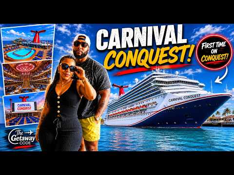 Our First Day on Carnival Conquest Cruise Was So Fun! | Embarkation Day 2026