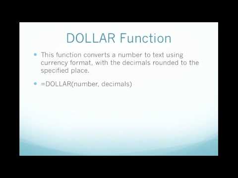 Dollar Function