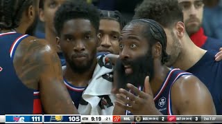 Harden Gets Furious At DeAndre Jordan As He Gets Ejected For Murder Pacers!
