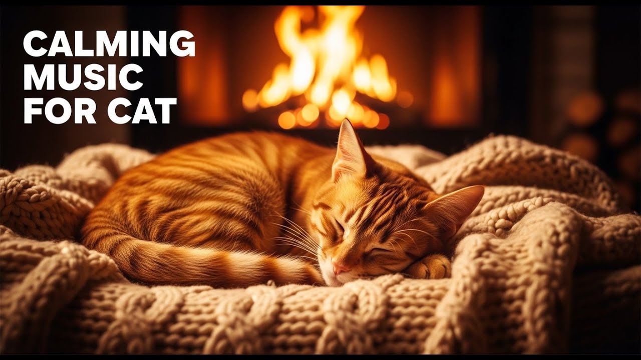 12 Hours of Soothing Cat Music for Deep Sleep 😴 Calming Sounds for Anxiety Relief & Relaxation