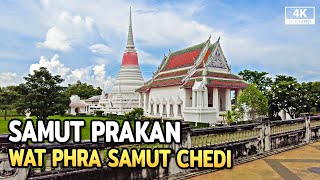Wat Phra Samut Chedi Temple In Samut Prakan Province 2022 4k