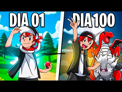 Sobrevivi 100 Dias no Minecraft Pixelmon PokeSquad O FILME 1