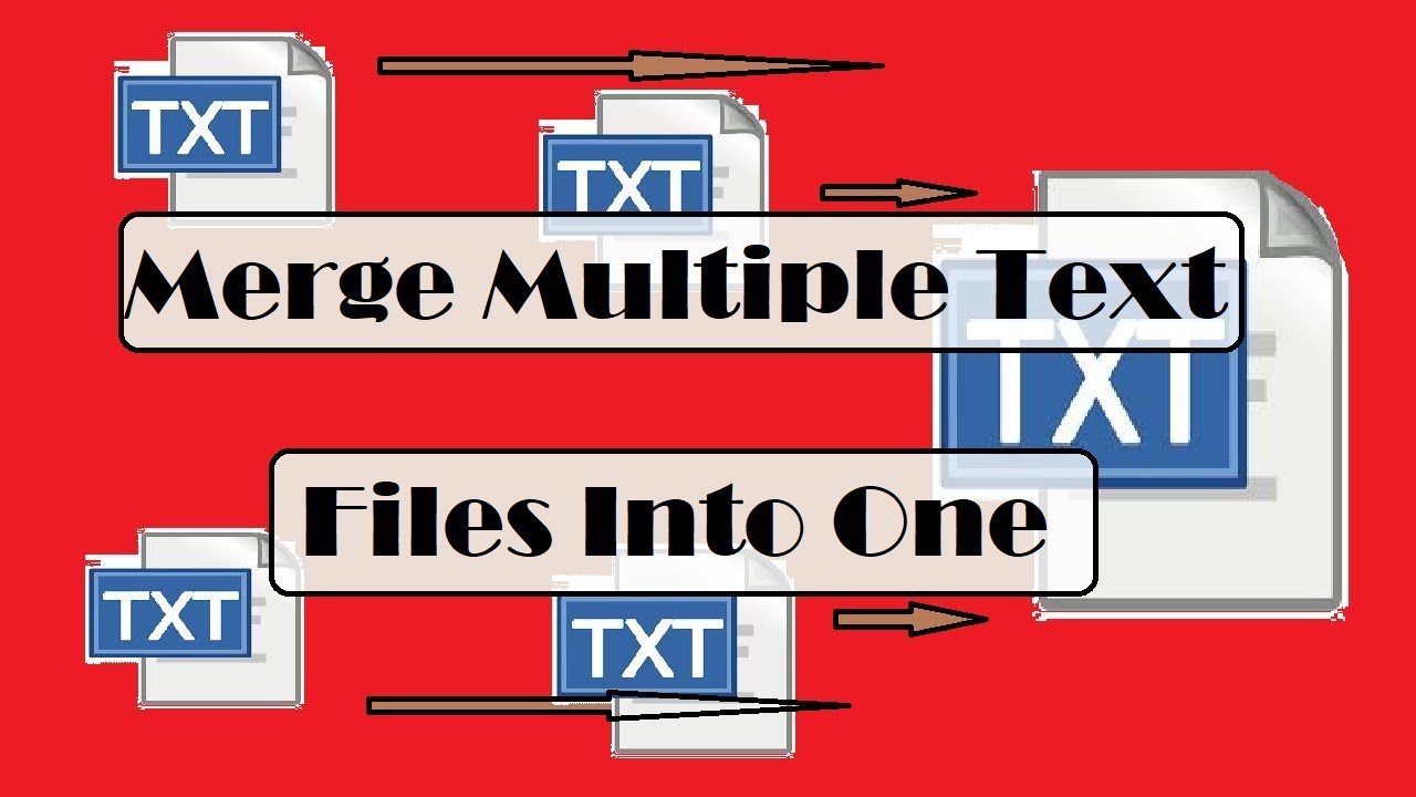 How to Merge multiple text files in a single text File | Merge text file in one | STWIRA