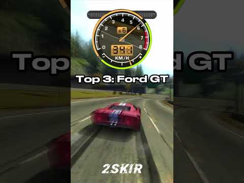 The 5 Fastest Cars In NFS MW Without Rev Limiter 