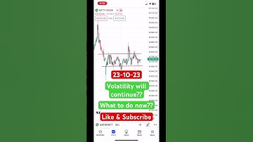 Volatility will continue?? #stockmarket #nifty #shortsvideo #banknifty #shortsviral #stock #viral