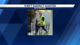 Theft suspect wanted in New Orleans
