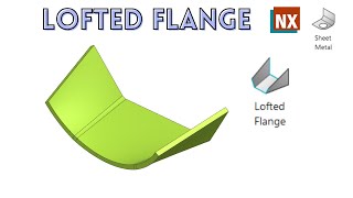 Lofted Flange | How to use Tube in NX | NX CAD |