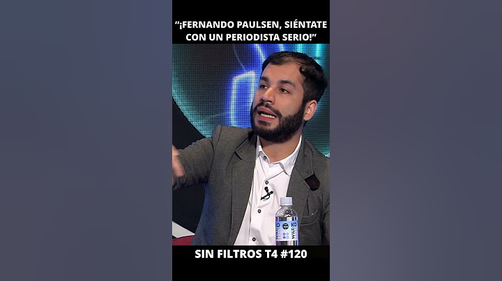 Garín “¡Fernando Paulsen, siéntate con un periodista serio!” | Sin Filtros T4 #120