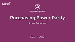 Purchasing Power Parity and the Big Mac Index I A Level and IB Economics