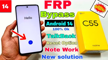 Realme C55 Android 14 FRP Unlock/ Google Account Bypass - NEW METHOD (Without Pc)