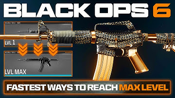 Black Ops 6: The FASTEST WAYS To MAX LEVEL Your Weapons...