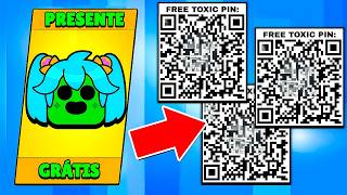 CÓDIGOS COM PRESENTES GRÁTIS! EVENTO COM SKIN + SPRAY + PIN GRÁTIS, NOVA DROP GRÁTIS NO BRAWL STARS