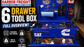 Harbor Freight U.S. GENERAL 34” x 23” 6-Drawer Cart | Worth the Price?