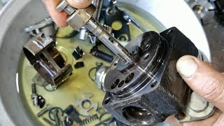 reparing Toyota 1hz 6 cylinder fuel pump roter 